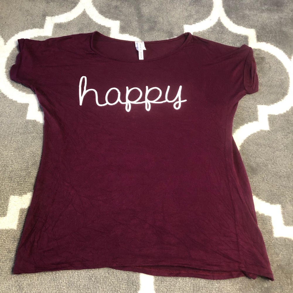 Lovely Souls Tshirt Womens Small Happy Super Soft Top